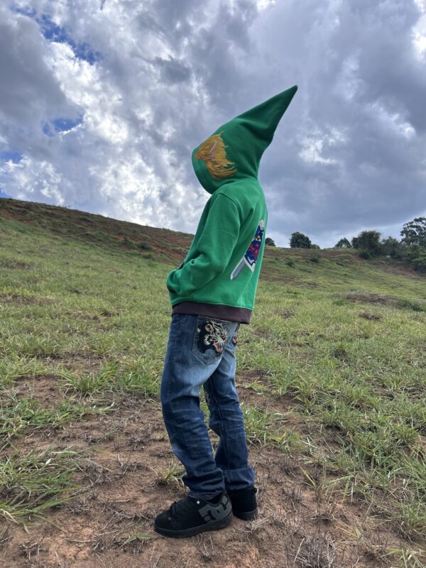 TRICKS ZIP UP HOODIE LIGHT GREEN